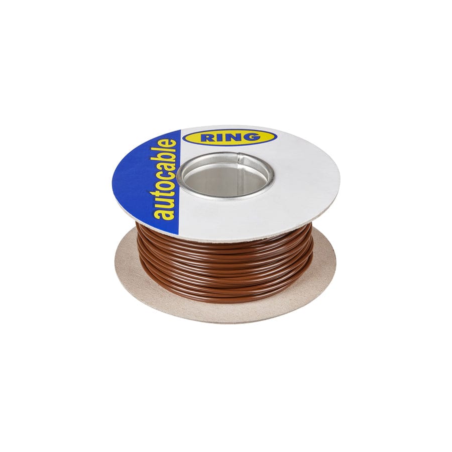 RING RC0117N 28/0.30mm  Single Thin Wall Cable 50m (Brown) | ML Performance