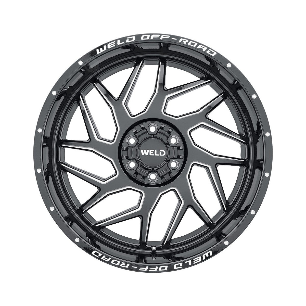 Weld W11700098600 Fulcrum W117 Wheel 20x10 6x135 ET13 BS6 Gloss Black MIL