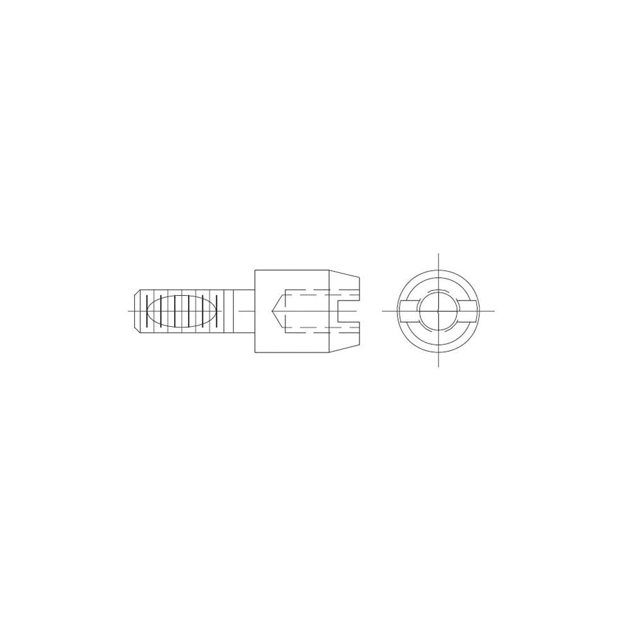 3M 12600-S-12 D-Sub Tools & Hardware JACK SOCKET SCREW 1.2MM, M2/M2