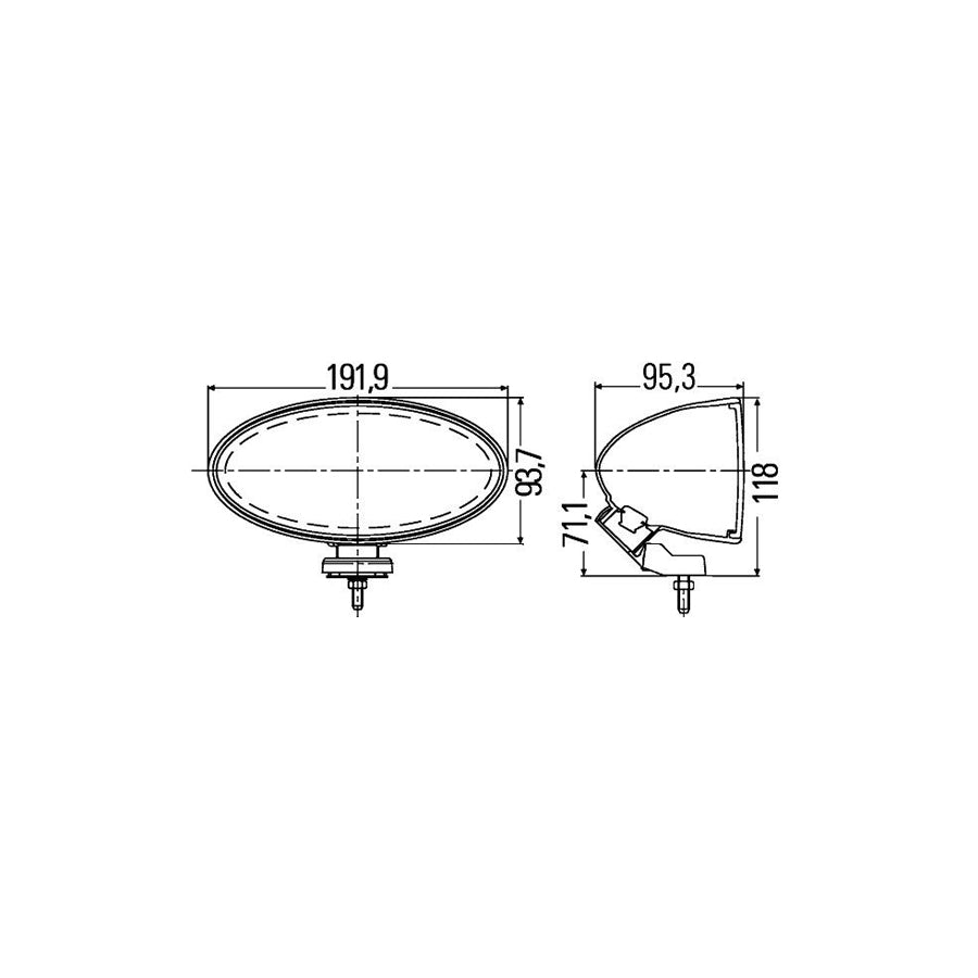 Hella 1NB 007 892-051 Fog Light