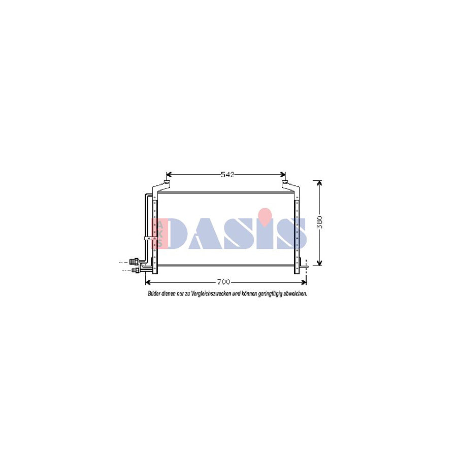 AKS Dasis 192010N Air Conditioning Condenser For Saab 900 | ML Performance UK