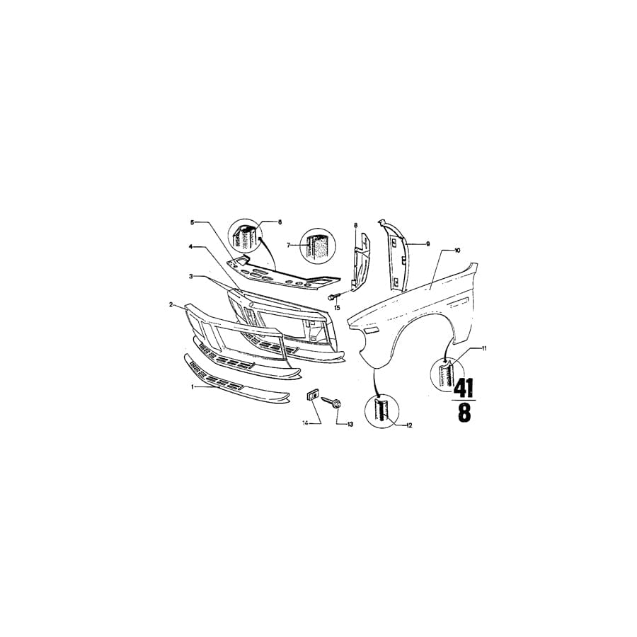 Genuine BMW 51711802551 Gasket (Inc. 3.0CS, 2500 & 2.5CS) | ML Performance UK Car Parts