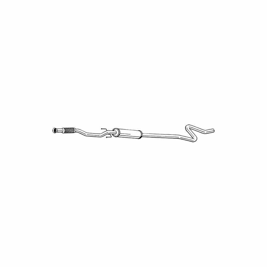 Bosal 293-051 Middle Silencer