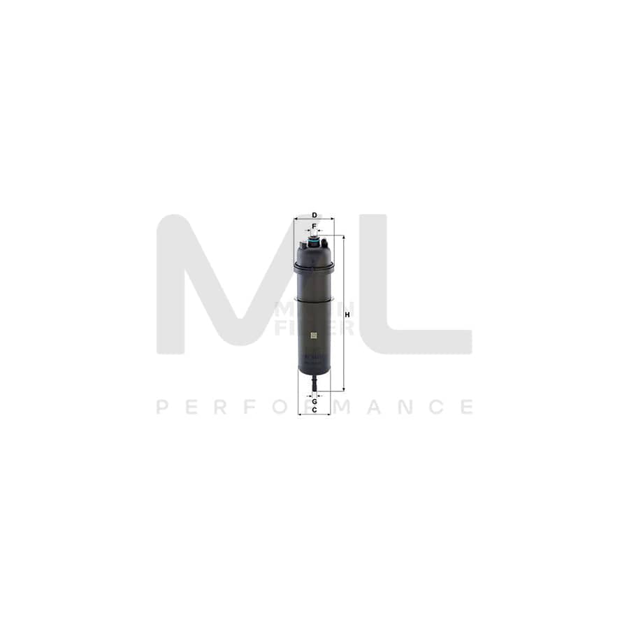 MANN-FILTER WK 5017 Fuel filter In-Line Filter | ML Performance Car Parts