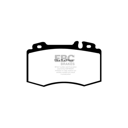 EBC PD11KF375 Mercedes-Benz W163 Greenstuff Front Brake Pad & GD Disc Kit 2 | ML Performance UK Car Parts