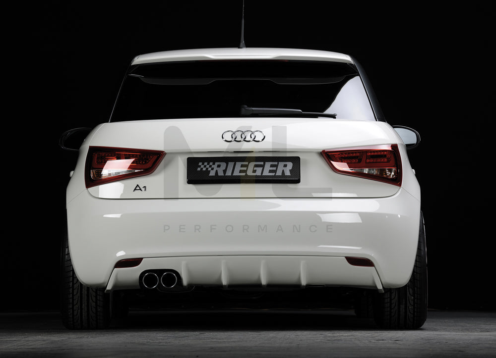 Rieger 00044107 Audi 8X A1 Rear Diffuser 2 | ML Performance UK Car Parts