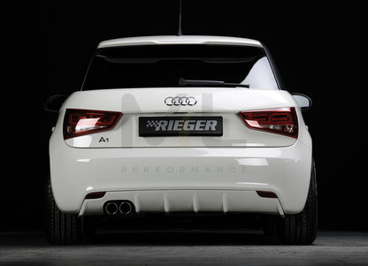 Rieger 00044107 Audi 8X A1 Rear Diffuser 2 | ML Performance UK Car Parts