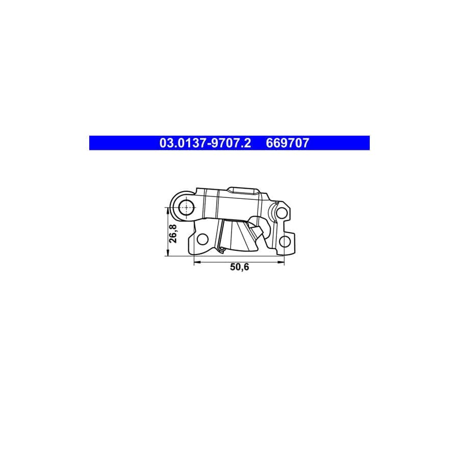 ATE 03.0137-9707.2 Brake Shoe Fitting Kit | ML Performance UK Car Parts