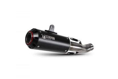 Scorpion PHA186BCER Honda CBR500 R Red Power Slip-On - Black Ceramic Coated Sleeve | ML Performance UK UK