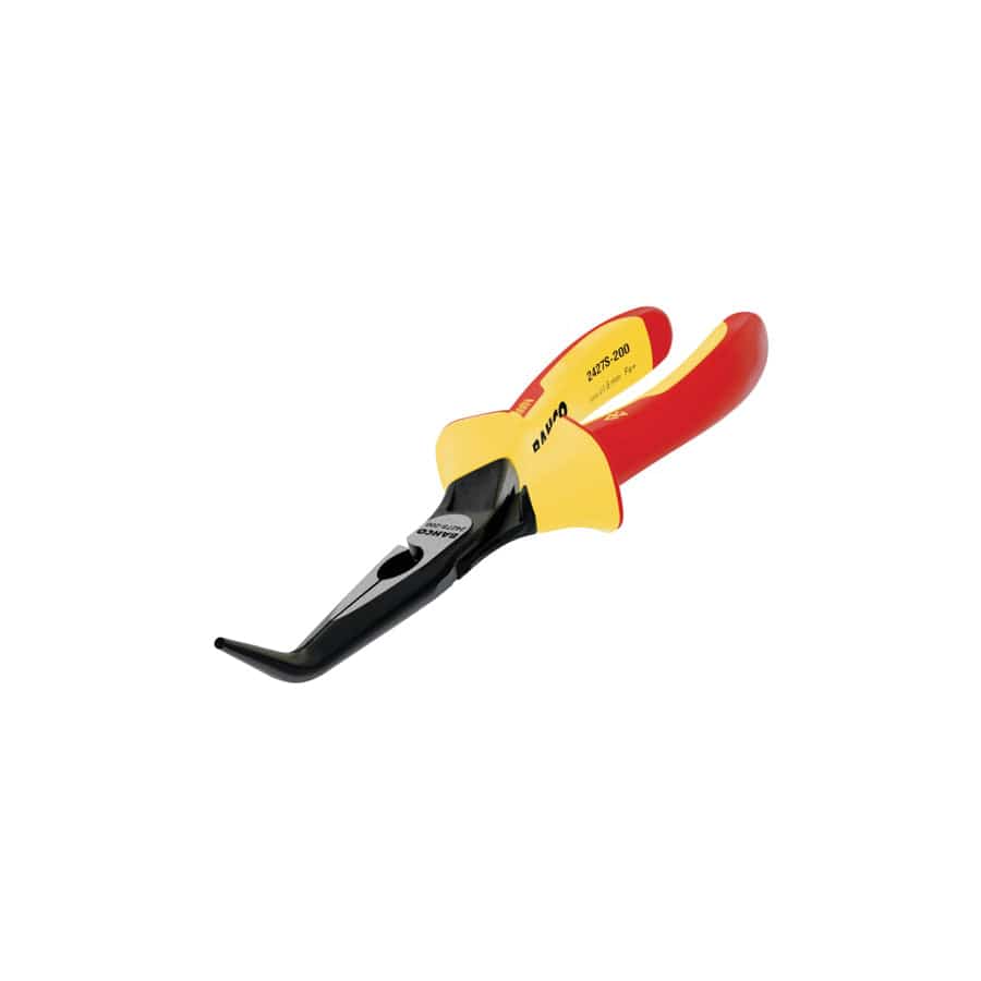 Bahco BAH2427S200 2427S ERGO™ Insulated 45° Bent Nose Pliers 200mm (8in) | ML Performance UK