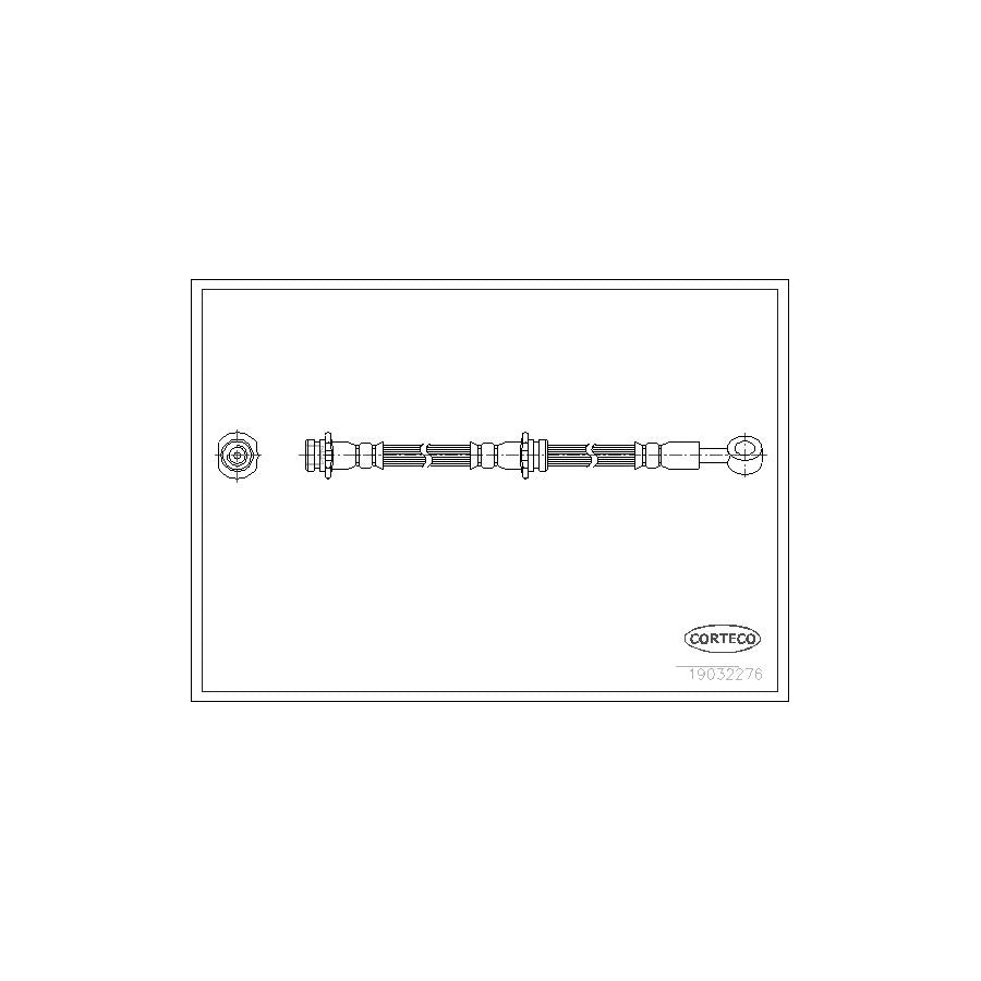 Corteco 19032276 Brake Hose For Nissan Primera | ML Performance UK