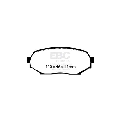 EBC PD06KF389 Mazda MX5 Mk1 Greenstuff Front Brake Pad & USR Disc Kit - Akebono Caliper 2 | ML Performance UK Car Parts