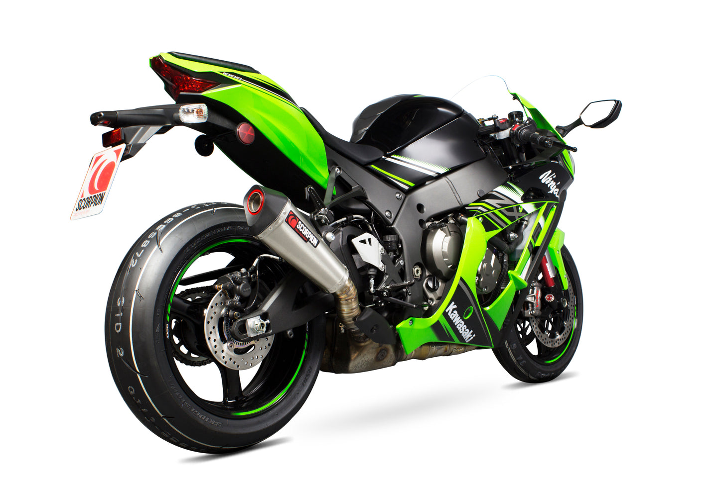 Scorpion RKA113SEO Kawasaki Serket Taper Slip-On (Ninja ZX-10R / ZX-10RR / ZX-10R SE) | ML Performance UK UK