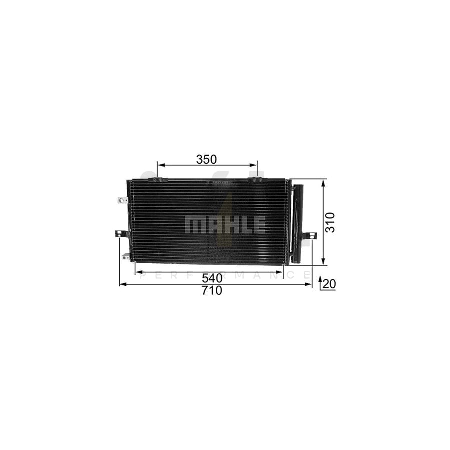 MAHLE ORIGINAL AC 230 000S Air conditioning condenser with dryer | ML Performance Car Parts