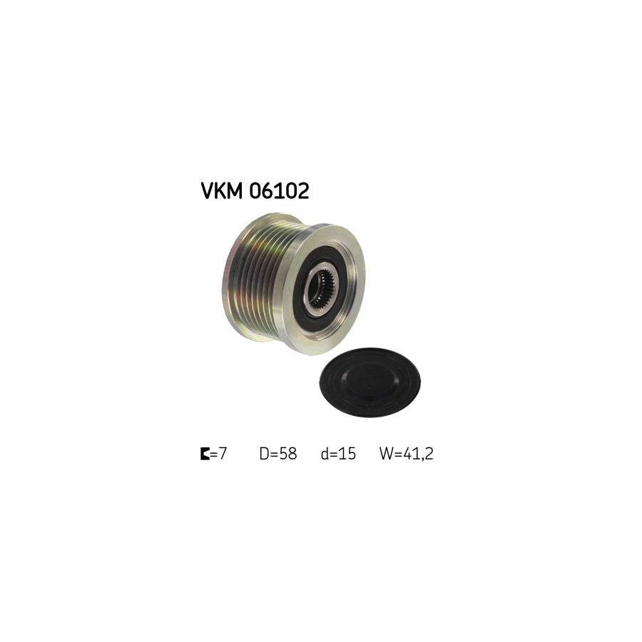 Skf Vkm 06102 Alternator Freewheel Clutch | ML Performance UK Car Parts