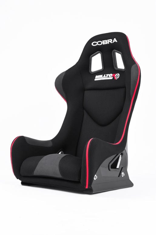 MillTek SSXSIM101 Milltek Branded Cobra Race Seat with Side Mounts