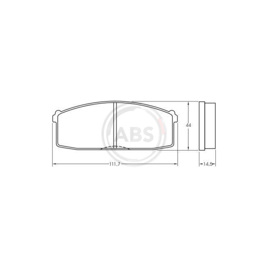 A.B.S. 36158 Brake Pad Set