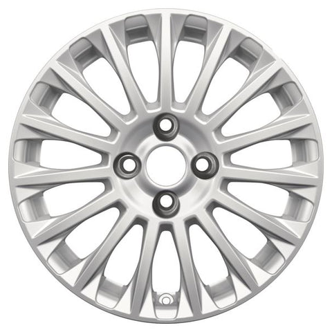 GENUINE FORD 2038785 FIESTA ALLOY WHEEL 16" 15-SPOKE DESIGN, SPARKLE SILVER,2012 - 2017 | ML Performance UK