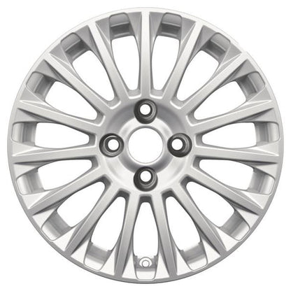 GENUINE FORD 2038785 FIESTA ALLOY WHEEL 16" 15-SPOKE DESIGN, SPARKLE SILVER,2012 - 2017 | ML Performance UK