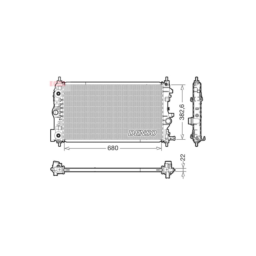 Denso DRM15008 Drm15008 Engine Radiator | ML Performance UK