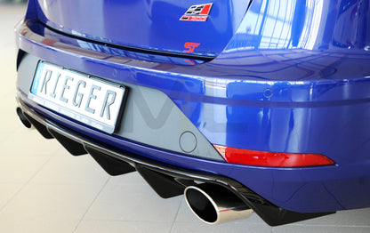 Rieger 00088137 SEAT 5F Leon Cupra Rear Diffuser 9 | ML Performance UK Car Parts