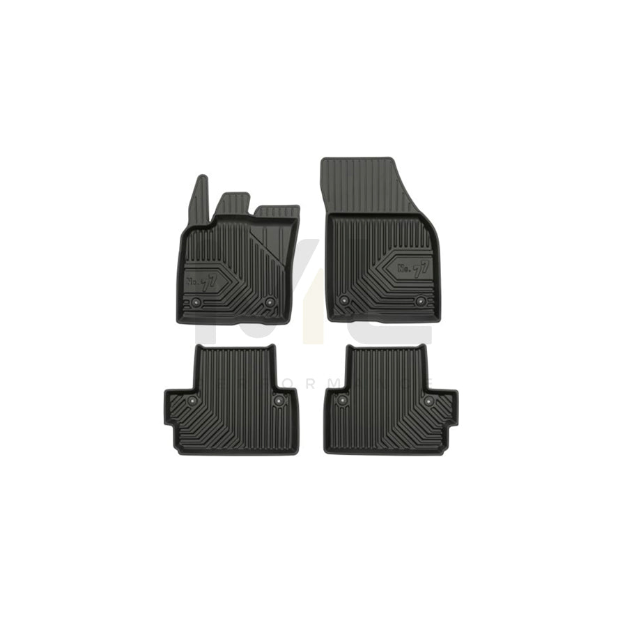 FROGUM Tailored 77407541 Floor mat set for VOLVO C30 (533) Elastomer, Front and Rear, Quantity: 4, Black | ML Performance Car Parts