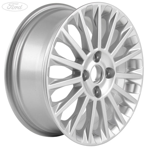 GENUINE FORD 2038785 FIESTA ALLOY WHEEL 16" 15-SPOKE DESIGN, SPARKLE SILVER,2012 - 2017 | ML Performance UK