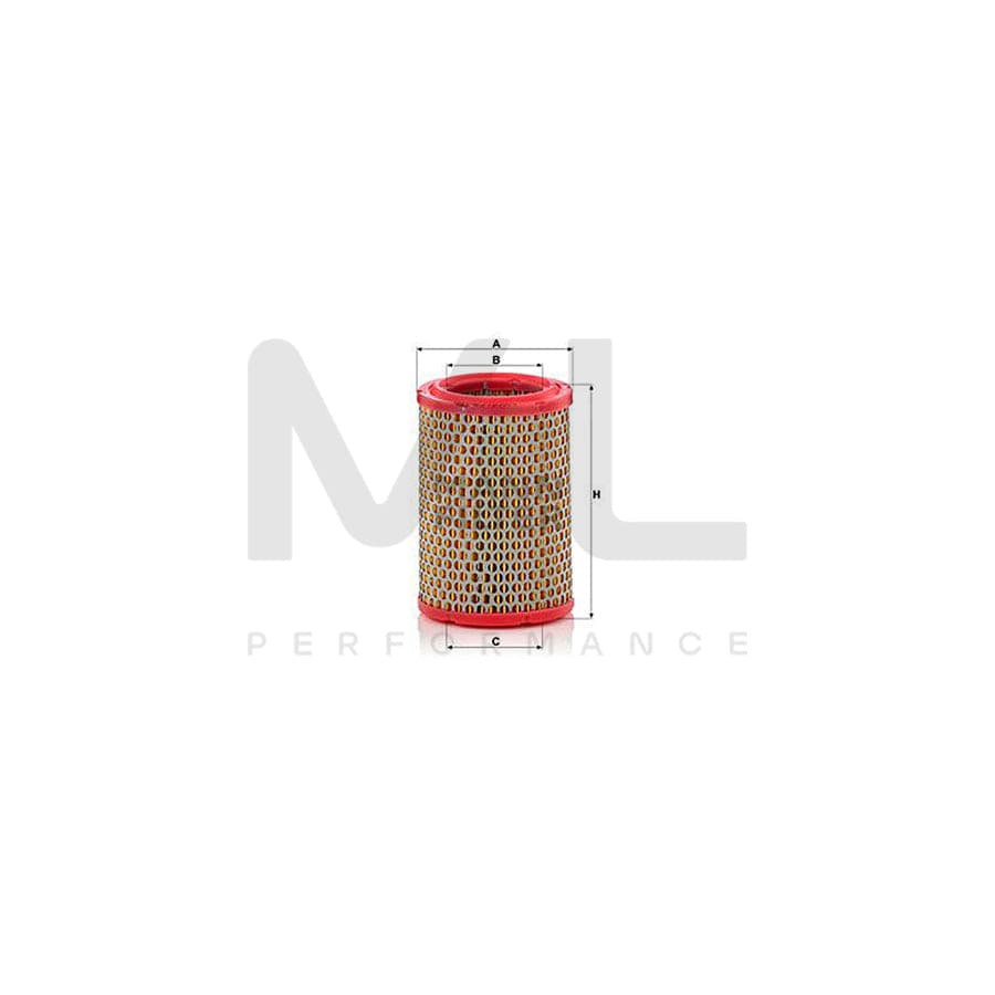 MANN-FILTER C 1134/1 Air Filter for TRABANT P 601 Filter Insert | ML Performance Car Parts