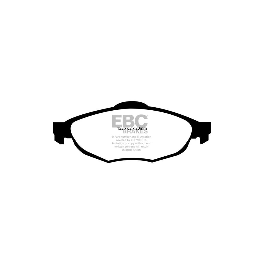 EBC PD40K511 Chrysler Sebring Ultimax Pad & Plain Disc Kit 2 | ML Performance UK Car Parts