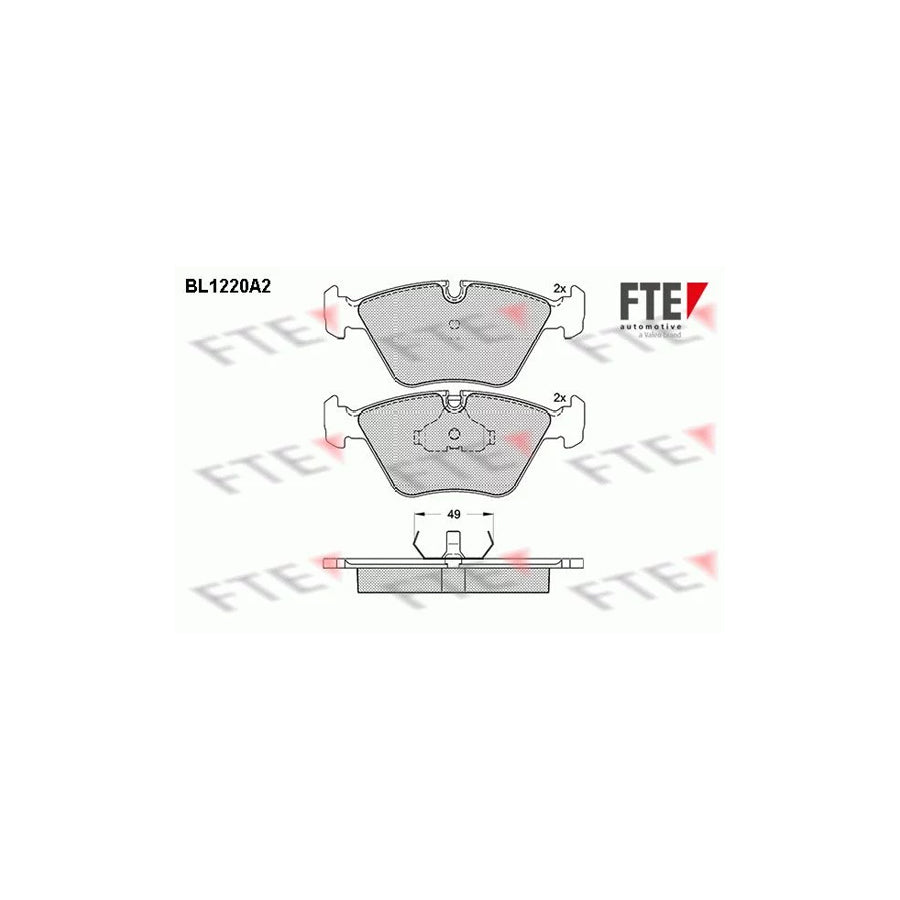 Fte 9010066 Brake Pad Set | ML Performance UK Car Parts