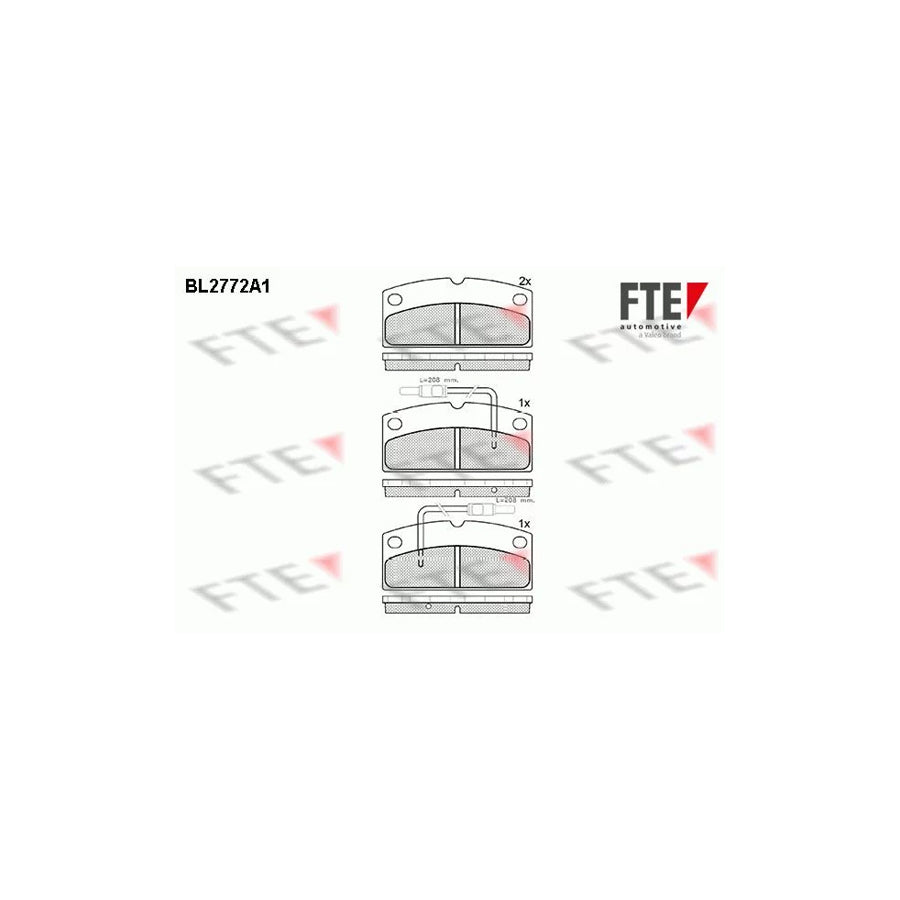 Fte 9011080 Brake Pad Set | ML Performance UK Car Parts