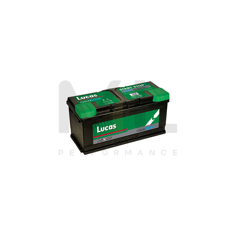 LF017 Lucas Fusion AGM Car Battery 12V 95Ah | Car Batteries UK | ML Performance Car Parts