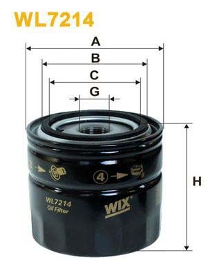 WIX Filters WL7214 Oil Filter