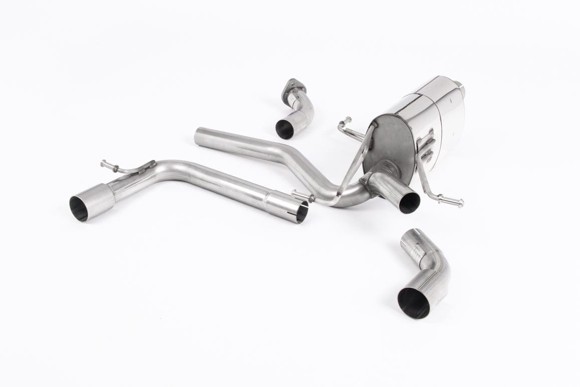 MillTek SSXSZ4 Suzuki Swift Axel back System with GT-115 Polished Trims - EC Approved