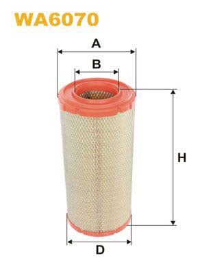 WIX Filters WA6070 Air Filter For Iveco Daily