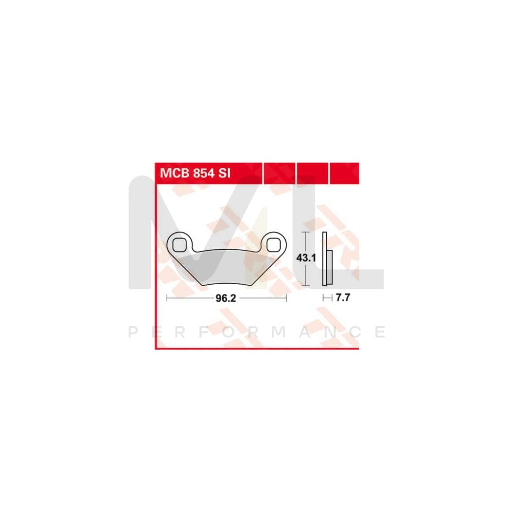 TRW Sinter Offroad Mcb854Si Brake Pad Set | ML Performance Car Parts