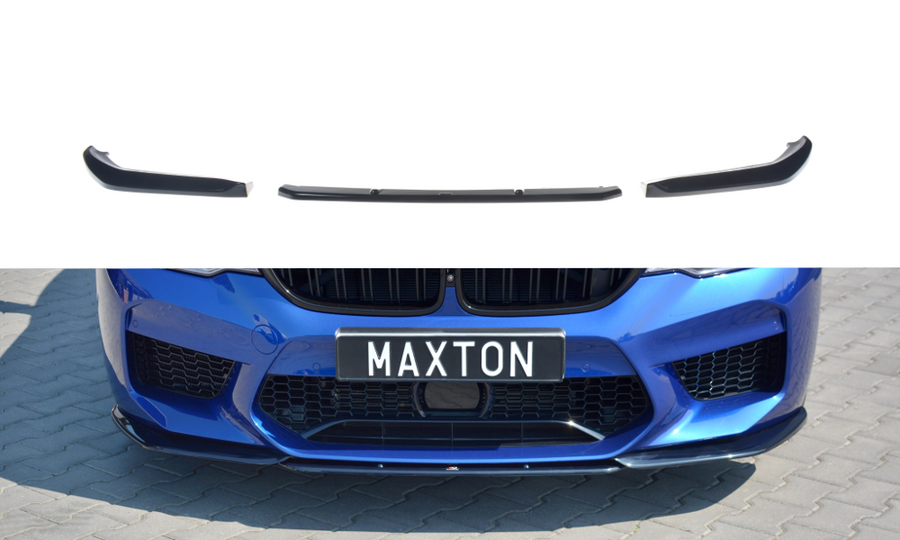 Maxton Design BM-5-90-M-FD3+FD2T Front Splitter V.2 BMW M5 F90 | ML Performance UK Car Parts