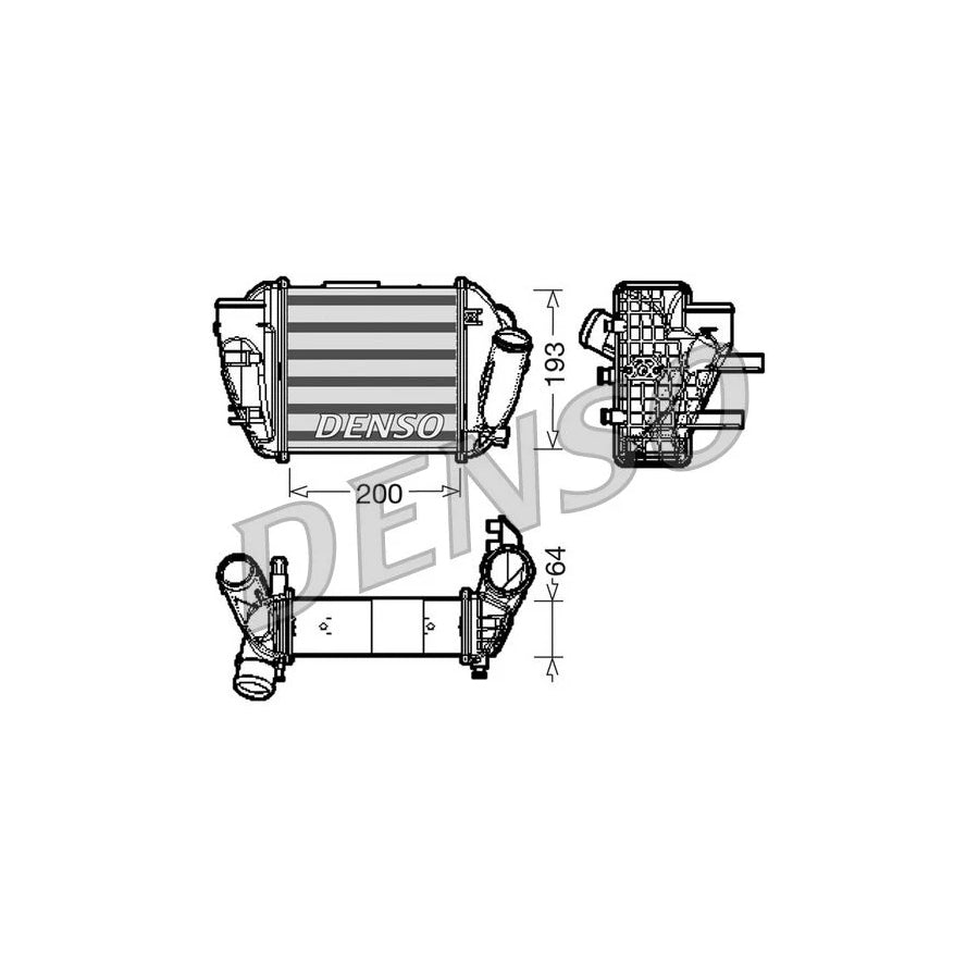 Denso DIT02005 Dit02005 Intercooler For Audi A4 | ML Performance UK