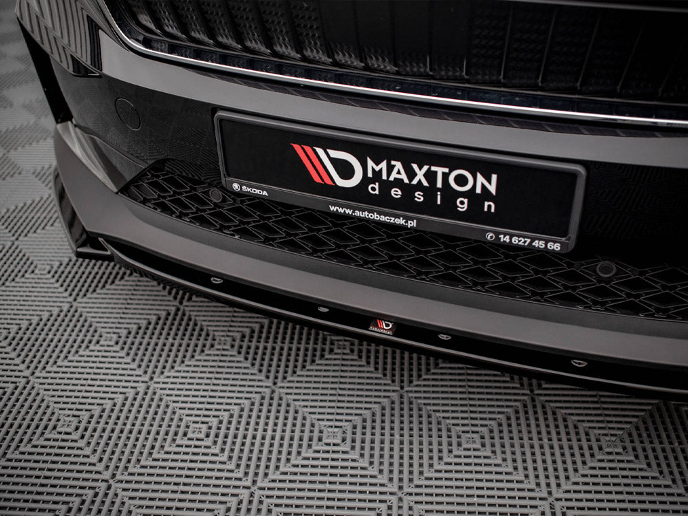 Maxton Design Skoda Enyaq IV (2020-) Front Splitter V.3