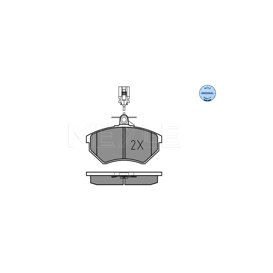 Meyle 025 213 6619/W Brake Pad Set