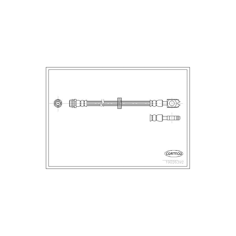 Corteco 19026392 Brake Hose | ML Performance UK