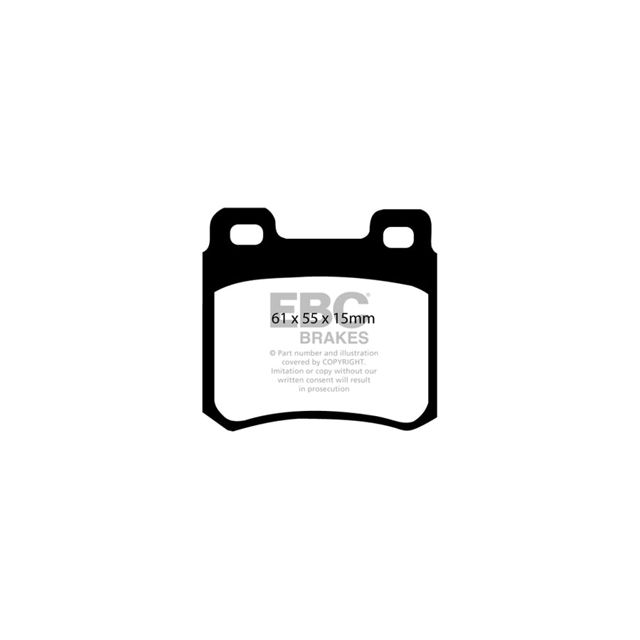 EBC DP671 Mercedes-Benz W202 W124 W201 Ultimax Rear Brake Pads - ATE Caliper 2 | ML Performance UK Car Parts