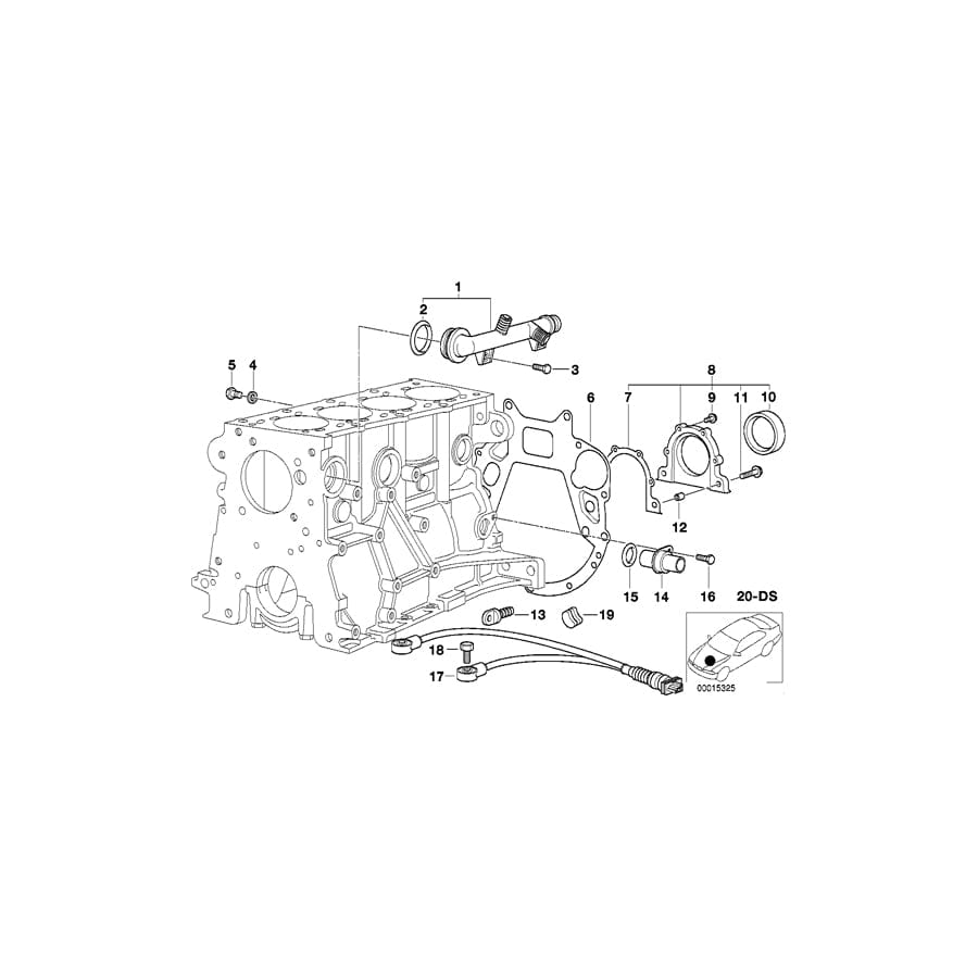 Genuine BMW 11111712981 E36 E46 Gasket Set Engine Block Asbesto Free (Inc. 316i & Z3) | ML Performance UK Car Parts