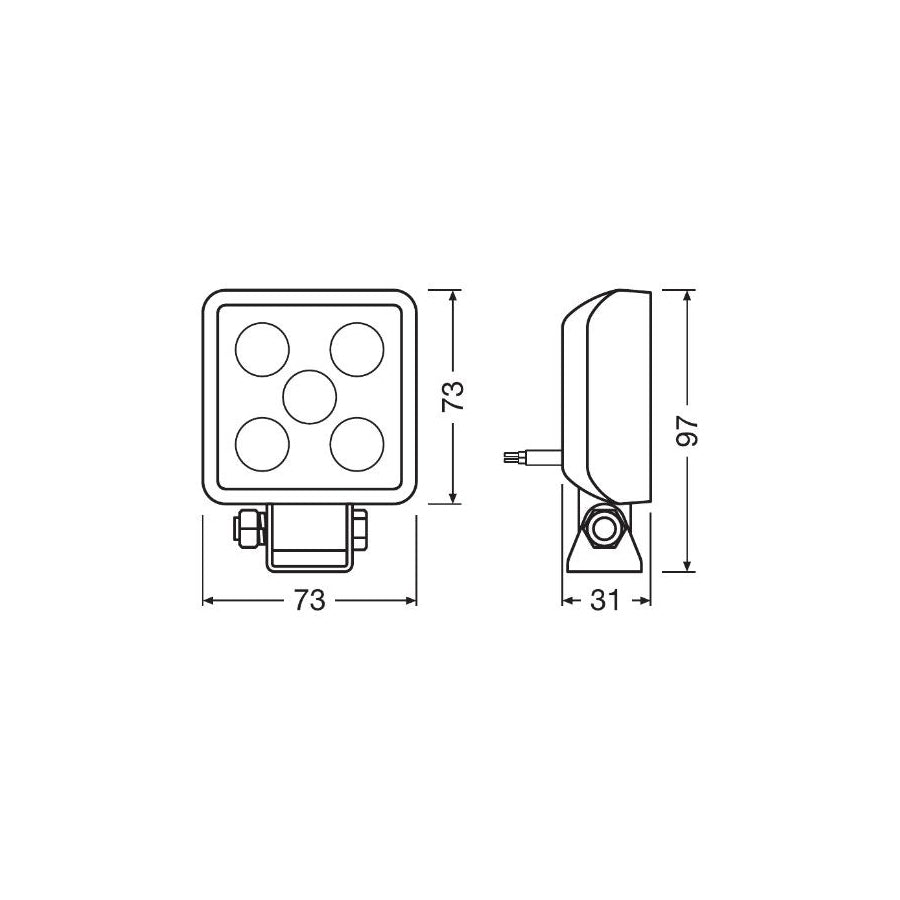 OSRAM  Ledriving Value Series Off Road Ledwl103 Wd Worklight