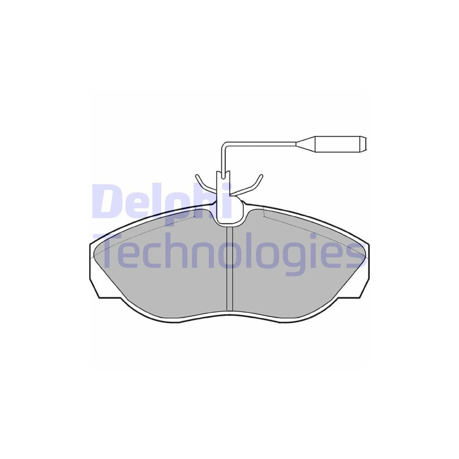 Delphi Lp877 Brake Pad Set