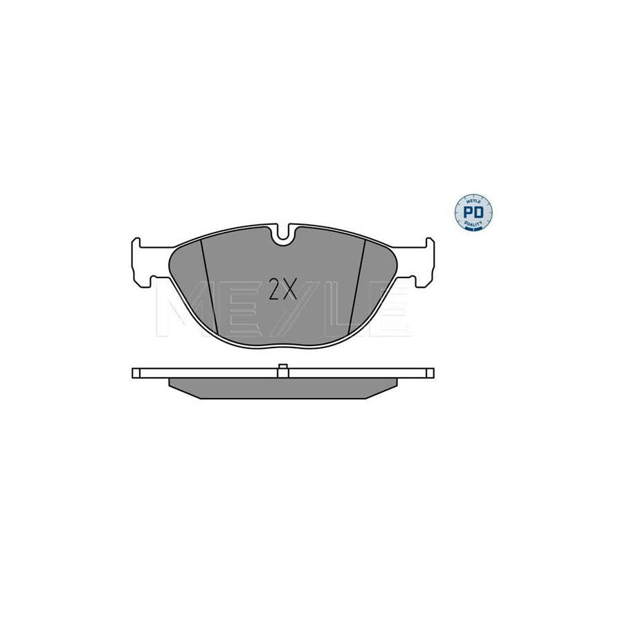 Meyle 025 250 4519/Pd Brake Pad Set