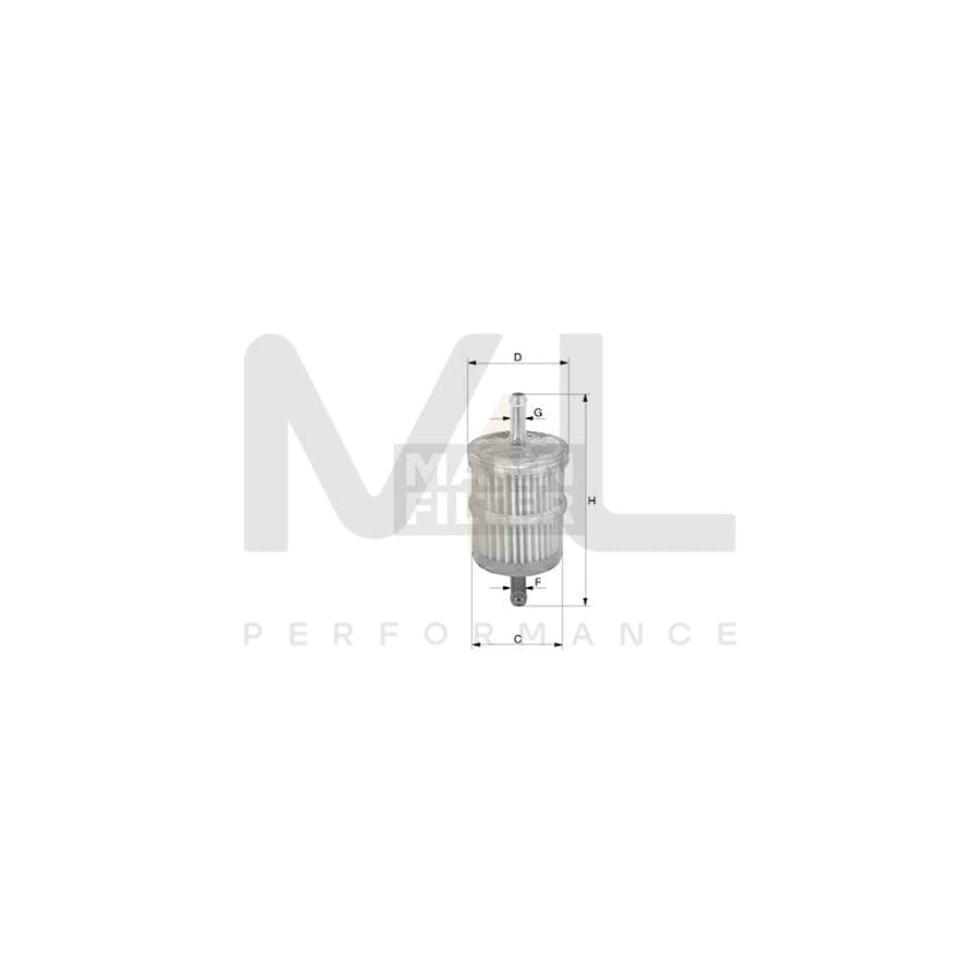 MANN-FILTER WK 32/5 Fuel filter In-Line Filter | ML Performance Car Parts