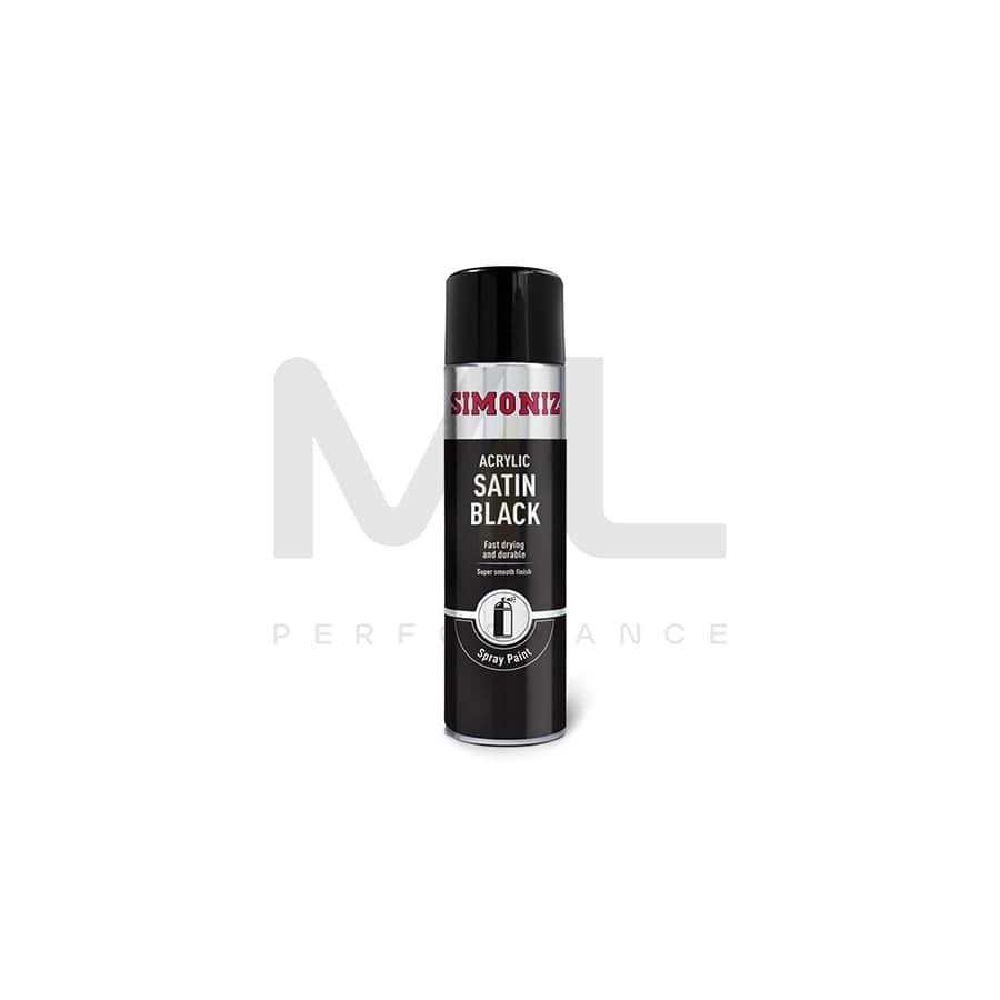 Simoniz SIMP16D Satin Black Paint 500ml | ML Performance UK Car Parts