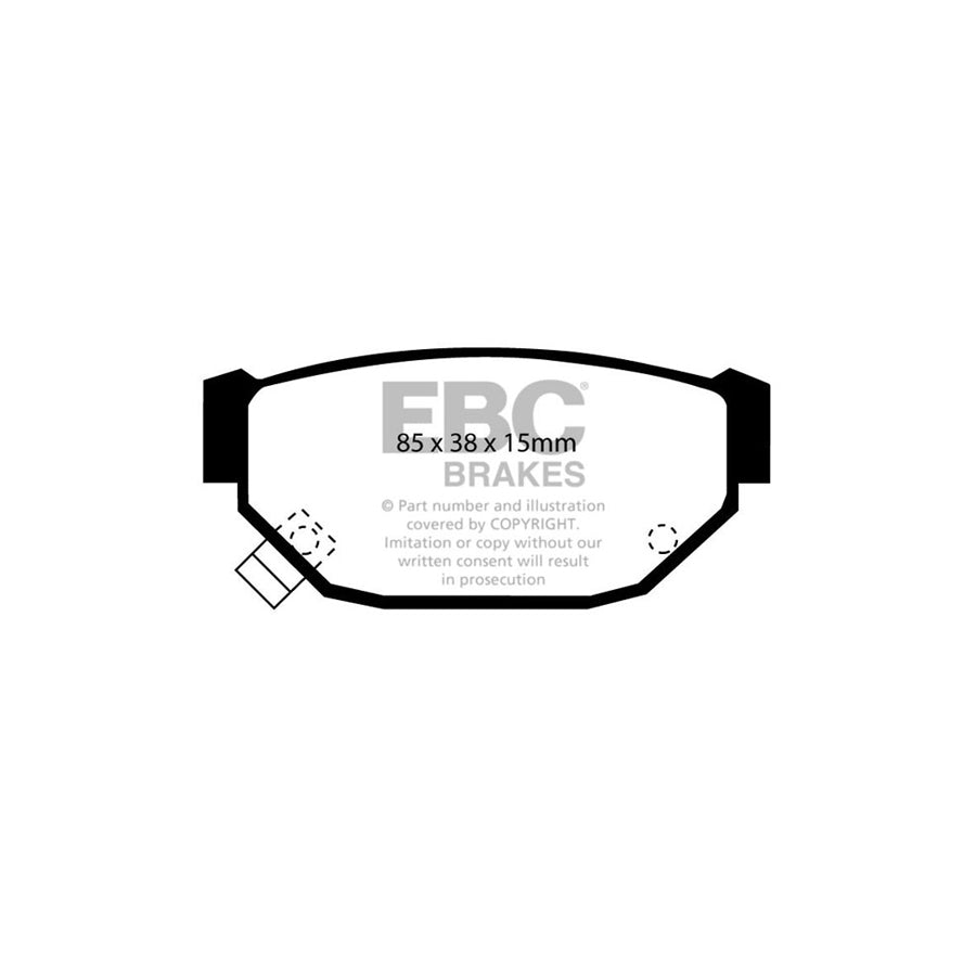 EBC DP674 Subaru Ultimax Rear Brake Pads 2 | ML Performance UK Car Parts