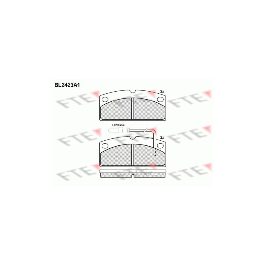 Fte 9011078 Brake Pad Set | ML Performance UK Car Parts